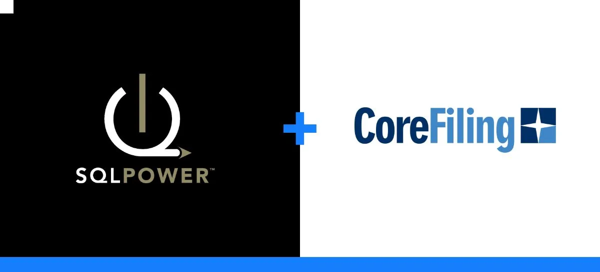 SQL Power and CoreFiling Partner Up
