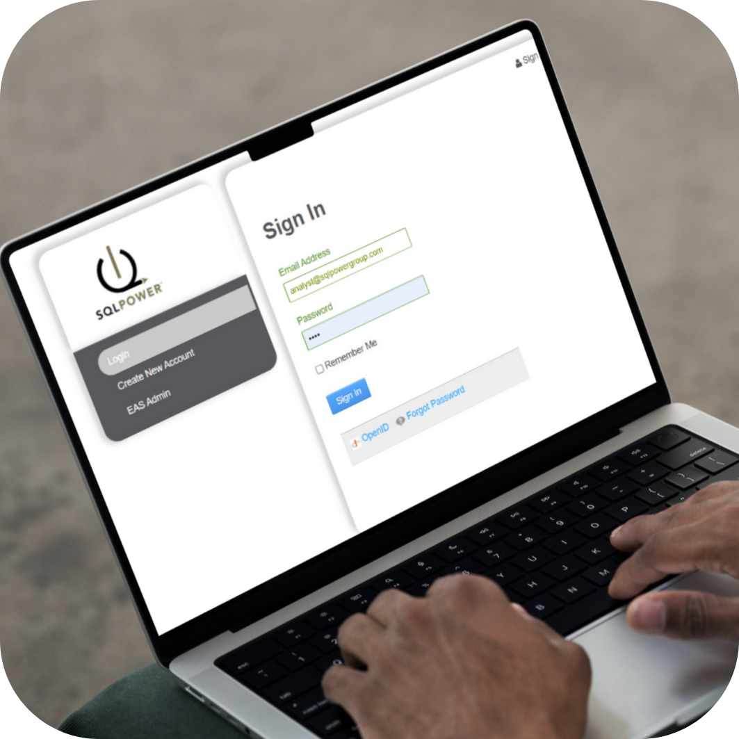 unified web portal sql power web portal